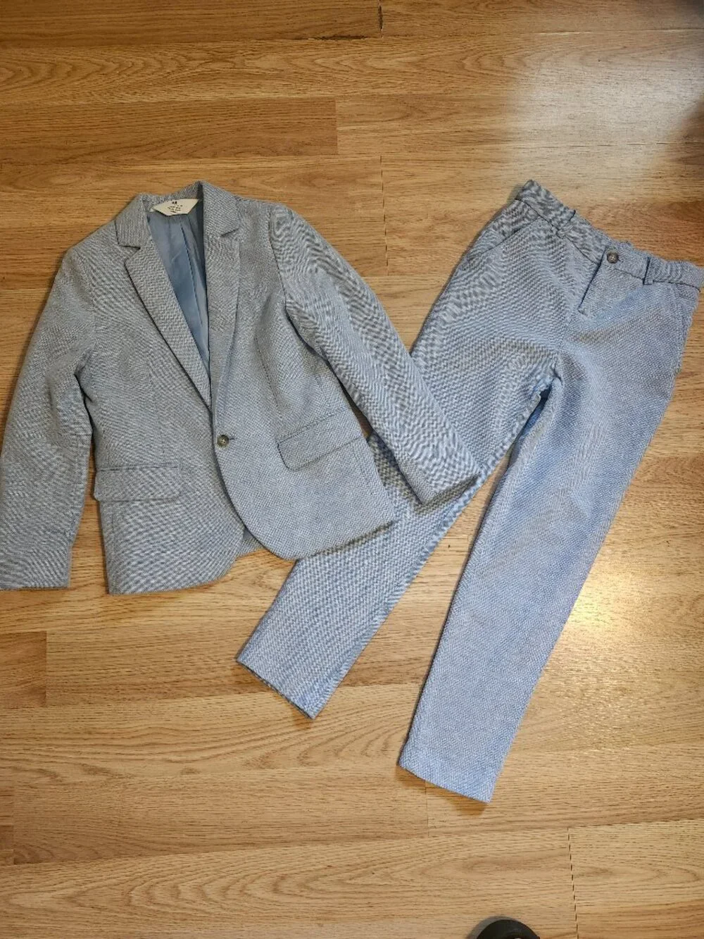 H&M linen boys suit